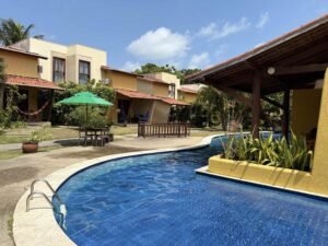 Area comum de condominio com area de lazer