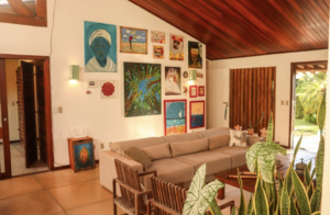 Interior da casa fantastica