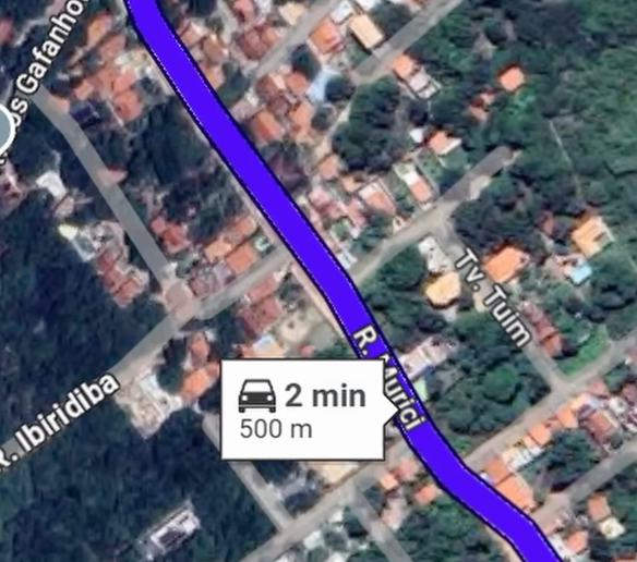 Rua Murici na Praia da Pipa